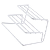 Multi Layer Iron Dish Rack for Kitchen Countertop Storage White V1192-AZ-W-32437
