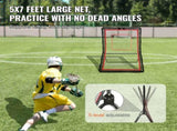 Lacrosse Rebounder for Backyard, 5x7 Ft Volleyball Bounce Back Net, Pitchback Throwback Baseball V952-ZQGQFDWPEWK5TIDTVV0