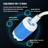 Portable Electric Shower, 4000mAh Battery with 1-2 Hours Runtime, 3 Spray Modes, Perfect for V1232-BXLY-001
