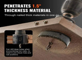 Hole Saw Kit, 18 PCS Saw Blades, 6 Drill Bits, 1 Hex Wrench, Bi Metal M42 Hole Saw Set with Carrying V952-KJTJSJSPF18OWVFQPV0