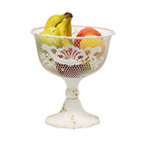 French Provincial Footed Bowl w Fleur-Di-Lis 24cm V637-37084BWL