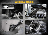 ELEAD 8PCS Flex Head Crowfoot Line Wrench Set Metric Flare Nut Wrench Set CR-V V465-70184