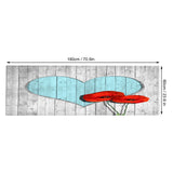 Anti slip Water Absorbent Mat Love Shape Wood Grain Bathroom Mat V1294-YM0901-JY20203-04