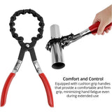 Exhaust Cutter for Pipe Removal, 3/4" to 3-1/4" Pipe Cutting Range, Cushion Grip Chain Cutter for V1369-AZ3-W-08508