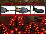 Transform Your Outdoor Space with Solar Maple Leaf Stake Lights Charming Warm Pathway Decor with V1341-ZY-X8LAQC49-1PCS-LARGEMAPLELEAF