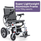 EQUIPMED Ultra-Light Power Wheelchair, Tight Turning Electric Motorised Wheel Chair, Folding, ARTG V219-HWCELEEQ15SA