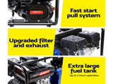 Giantz 3" Petrol Water Pump 7HP Max 4-Stroke 210cc High Flow 60,000L/H Max Transfer Engine, Fire PUMP-3INCH-235-BUBK
