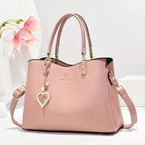 Single-Shoulder Handbag Cross-Body Handbag Pink Handbag Stylish Handbag Travel - Red - Size 27-13-19 V1347-127-06200-RED-27-13-19