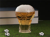 Soccer Football Shaped Drinking for Game Night and Sports Viewing Parties, Soccer Fan V1366-AZ2-W-23999
