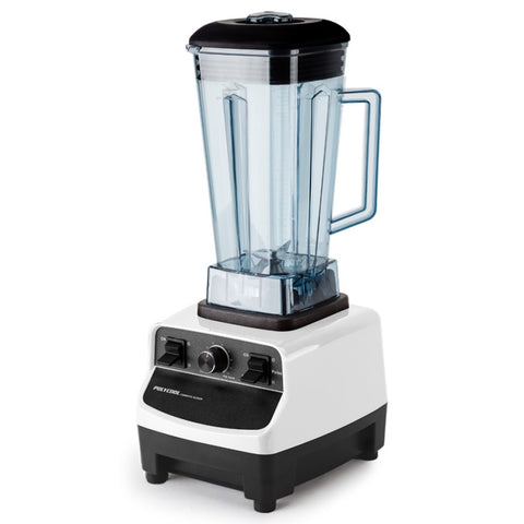 POLYCOOL 2L 2200W Commercial-Grade Blender with BPA-Free Jug for Drink, Smoothie, Food, Ice, White V219-COKBLNPLYA20W