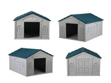 PaWz Dog Kennel Outdoor Indoor Pet Plastic XL Blue PT1081-XL-BL