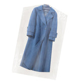 100 Pcs Hanging Garment Single Use Dustproof 60x120cm PE Material Semi Transparent Hanging Suit V1294-YM0521-3117220291411