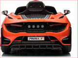 12V Licensed McLaren 765LT Kids Ride On Sports Electric Car V580-CAR-OZ-MCL-ORG