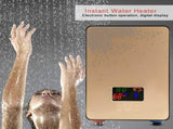 220V 6500W Tankless Instant Electric Hot Water Heater Shower for Home Bathroom V1294-YM0901-JY09191
