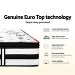 Giselle Bedding 34cm Mattress Euro Top Pocket Spring King Single MATTRESS-0908-KS