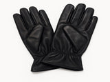 Ladies Genuine Sheepskin Leather Gloves Fleece Lined Warm Winter Womens in Black V563-BR-77-0004-BLK-L