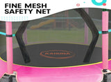 Kahuna Mini 4.5 ft Trampoline Green Pink TRA-FJP-45-GNPK