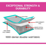 Powertrain Airtrack 20cm Thick 7m x 1m Inflatable Gymnastics Tumbling Mat Air Track - Mint Gree IFM-0701-GYGN