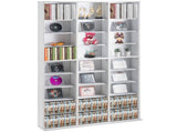 Media Storage Cabinet, 9-layer DVD Shelf Holds up to 756 CDs, Adjustable CD Shelves 27 Compartments, V952-DVDCDCCJKFS26LT9HV0