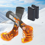rechargeable socks, 5000mAh battery, socks for men, socks for women, outdoor V1102-936-06132-BLA-FREESIZE