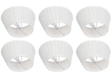 6PCS Fabric Chandelier Lampshade Wall Lamp Cover Shade for Living Room Bedroom Hotel Decor V1294-YM0901-3119200090911