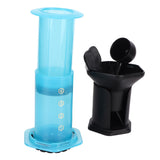 Coffee Press Portable Coffee Maker Household Press Drip Coffee Machine with 400Pcs Filter PaperBlue V1294-YM0901-3118210019012