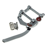 Tremolo Bridge for Electric Guitar, Chrome Plated Vibrato Tailpiece with Roller Bar, Replacement V1192-AZ-W-3356