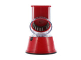 Manual Rotary Drum Grater Stainless Steel Cheese Grater Vegetables Cutter Slicing Tool Shredder Red V1294-YM0727-JY16340-01