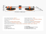 Seamless Seam Setter, 2 Packs, Granite Seam Setter with 6 in Vacuum Suction Cups & Tool Bag, Seam V952-SPDJJFGDQ180MFTSM001V0