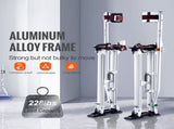Drywall Stilts, 24''-40'' Adjustable Aluminum Tool Stilts with Protective Knee Pads, Durable and V952-SGBGQYCYS2440EE60V0
