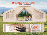 Inflatable Tents for Camping, 4-6 Person Easy Setup Blow up Tent with Hand Pump, 300D Oxford 4 V952-KJZP331MCQWZC4B47V0