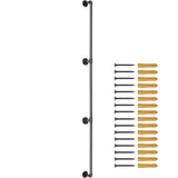 Pipe Stair Handrail, 11FT Staircase Handrail, 440LBS Load Capacity Carbon Steel Pipe Handrail, V952-TZBGSLTFSGY11V3QFV0