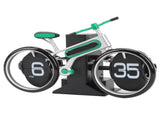 Bicycle Flip Clock Bike Shaped Flip Clock Battery Operated Retro Vintage Flip Down Desk Clock V1294-YM0901-3115240045414