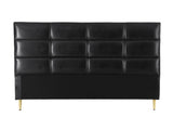 Artiss Bed Headboard Queen Bedhead PU Leather Black BED-HEAD-PLA-Q-BK