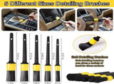 22 Pieces Car Wash Kit with Polishing Tools, Rim Brush and Interior and Exterior Car Care V1189-LC-QP-00866