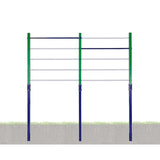 Double Outdoor Pull-Up Bar Height Adjustable Gymnastics & Fitness Bar V63-953151