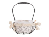 Iron Flower Baskets for Wedding Favors Floral Arrangement Flower Basket Succulent Greenery Baskets V1294-YM0716-220713HJ04-1