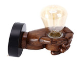 Wall Mounted Lamp Fist Shape Vintage Industrial Style Wall Sconce With Base Mount Connector for V1294-YM0715-3119210287411