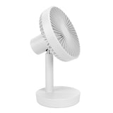 3 Speed USB Desktop Oscillating Fan 5 Blade Gentle Wind Small Personal Desk Fan with Automatic V1294-YM0523-3113220050011