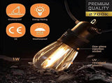 15M Outdoor Patio LED String Lights, IP65, S14 Bulbs, Expandable V1263-JX-5081