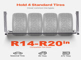 Wall Mounted Folding Tire, 32" - 48" Adjustable Tire, Q235 Heavy-Duty Steel Tire Storage V952-BGSLTJKDKDJ3PDEVOV0