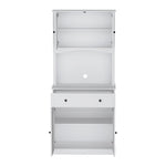 Artiss Buffet Sideboard Cabinet Cupboard Pantry Storage Shelves Hutch White FUR-W-SIDE180-01-WH-AB