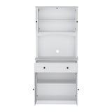 Artiss Buffet Sideboard Cabinet Cupboard Pantry Storage Shelves Hutch White FUR-W-SIDE180-01-WH-AB