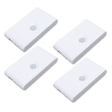 4PCS LED Motion Sensor Night Light 2700K Type C Rechargeable Magnetic Double Side Lighting Motion V1294-YM0901-3119240154311