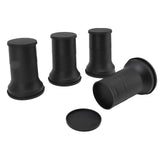 4pcs Round Furniture Lifters with Rubber Non Slip Pads Plastic Bed and Furniture Raisers Set V1294-YM0715-3117220135311