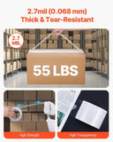 VEVOR Clear Packing Tape 24 Rolls 65 Yards Heavy Duty Clear Packing Tape 2.7 Mil V952-3YCXFXJDTM24YMKX1V0
