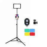 8 Three-Colour Temperature Flat-Panel Live Fill Light With Bluetooth Remote And 2.1M Bracket PRL-7029843060DBT