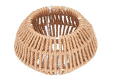 Paper Rope Lamp Shade Compatible with E27 E14 Base Decorative Woven Lampshade for Home Hotel Coffee V1294-YM0901-3119250029611