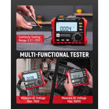 KAIWEETS Megohmmeter, Insulation Resistance Tester, Up to 100G, 50V/100V/250V/500V/1000V, One-Touch V413-KE1000