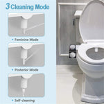 Bidet Toilet Seat Dual Nozzles Self-Cleaning Wash Hot Cold Mixer Water Sprayer V201-HB03BL-AU